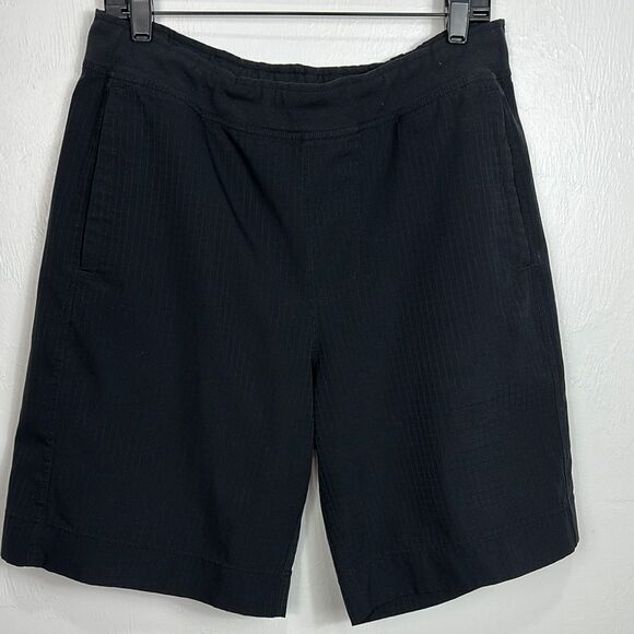 Lululemon Athletica Black Geo Pattern Activewear Shorts Size L - Picture 1 of 6